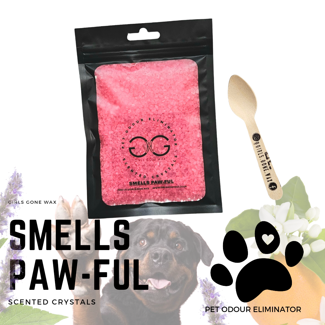 'Smells Paw-Ful' Pet Odour Eliminator Scented Crystals