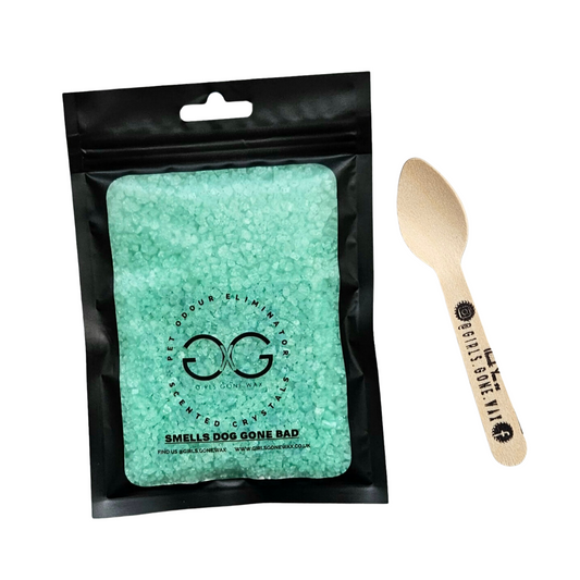 'Smells Dog Gone Bad' Pet Odour Eliminator Scented Crystals