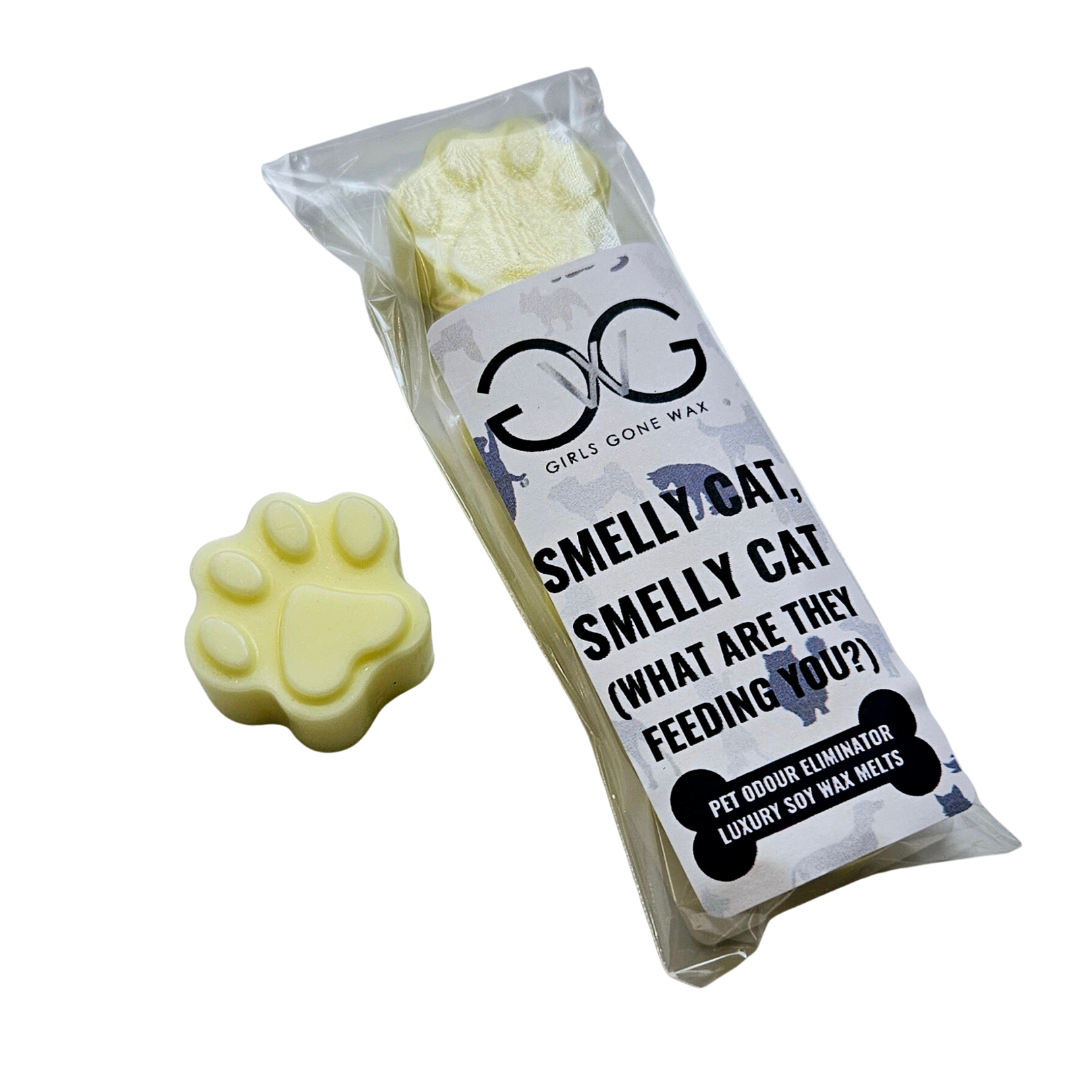 'Smelly Cat, Smelly Cat (What Are They Feeding You?)' Pet Odour Eliminator Wax Melts