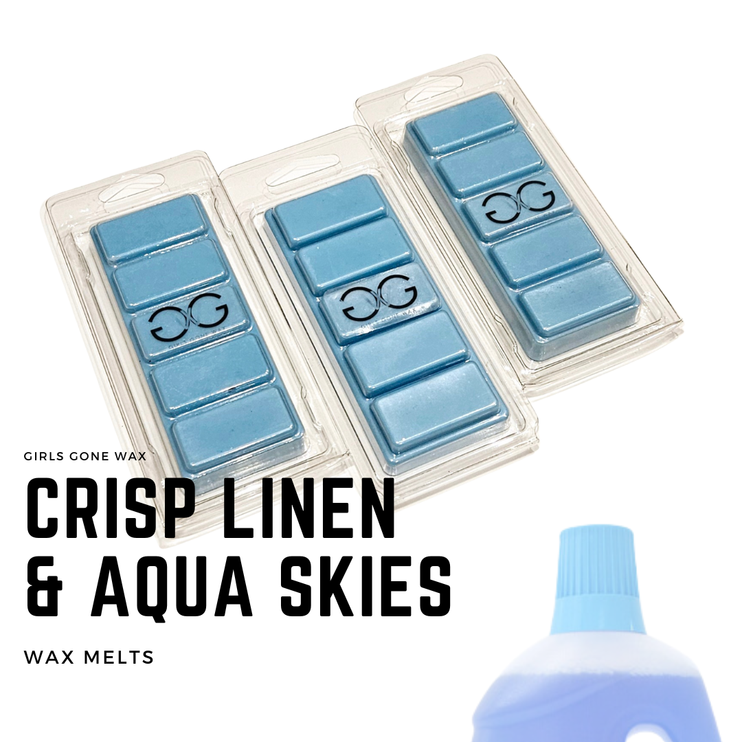 'Crisp Linen & Aqua Skies' Wax Melts