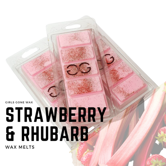 'Strawberry & Rhubarb' Wax Melts