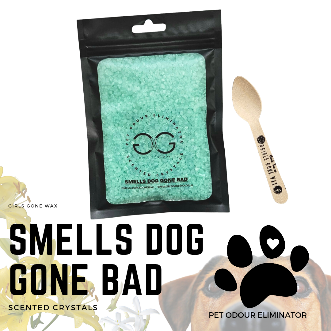 'Smells Dog Gone Bad' Pet Odour Eliminator Scented Crystals