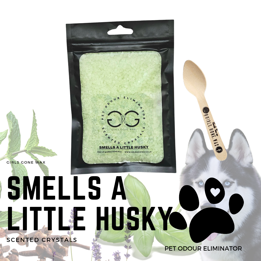 'Smells A Little Husky' Pet Odour Eliminator Scented Crystals