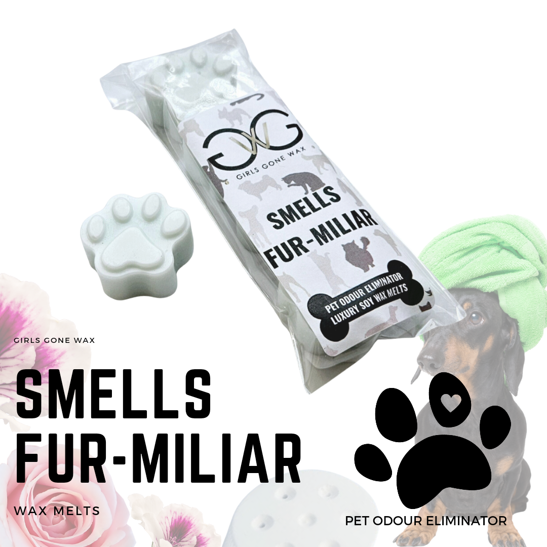 'Smells Fur-Miliar' Pet Odour Eliminator Wax Melts