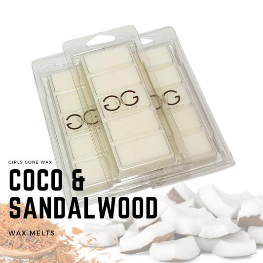 'Coco & Sandalwood' Wax Melts