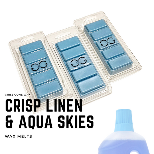 'Crisp Linen & Aqua Skies' Wax Melts