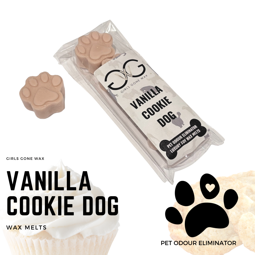 ‘Vanilla Cookie Dog’ Pet Odour Eliminator Wax Melts