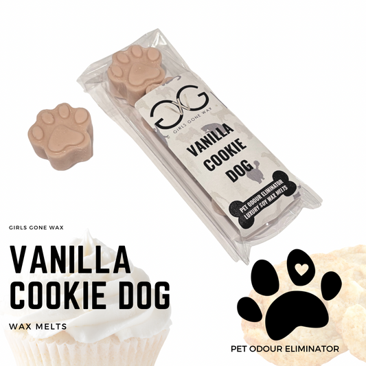 ‘Vanilla Cookie Dog’ Pet Odour Eliminator Wax Melts