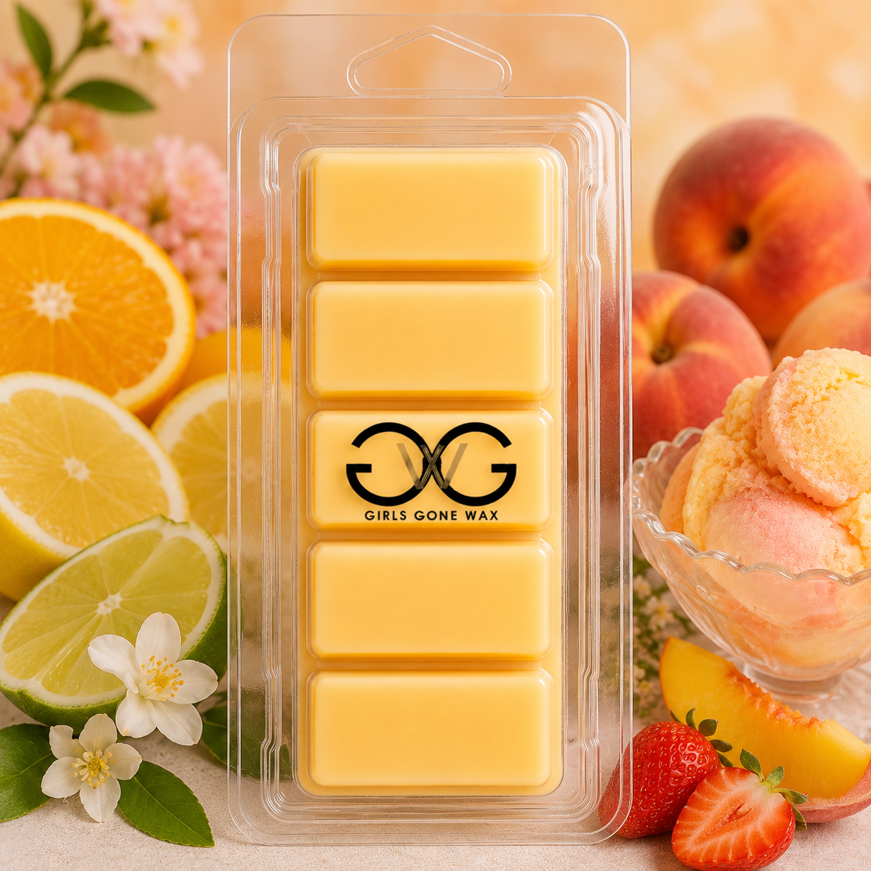 ‘Lemon & Peach Sorbet’ Wax Melts