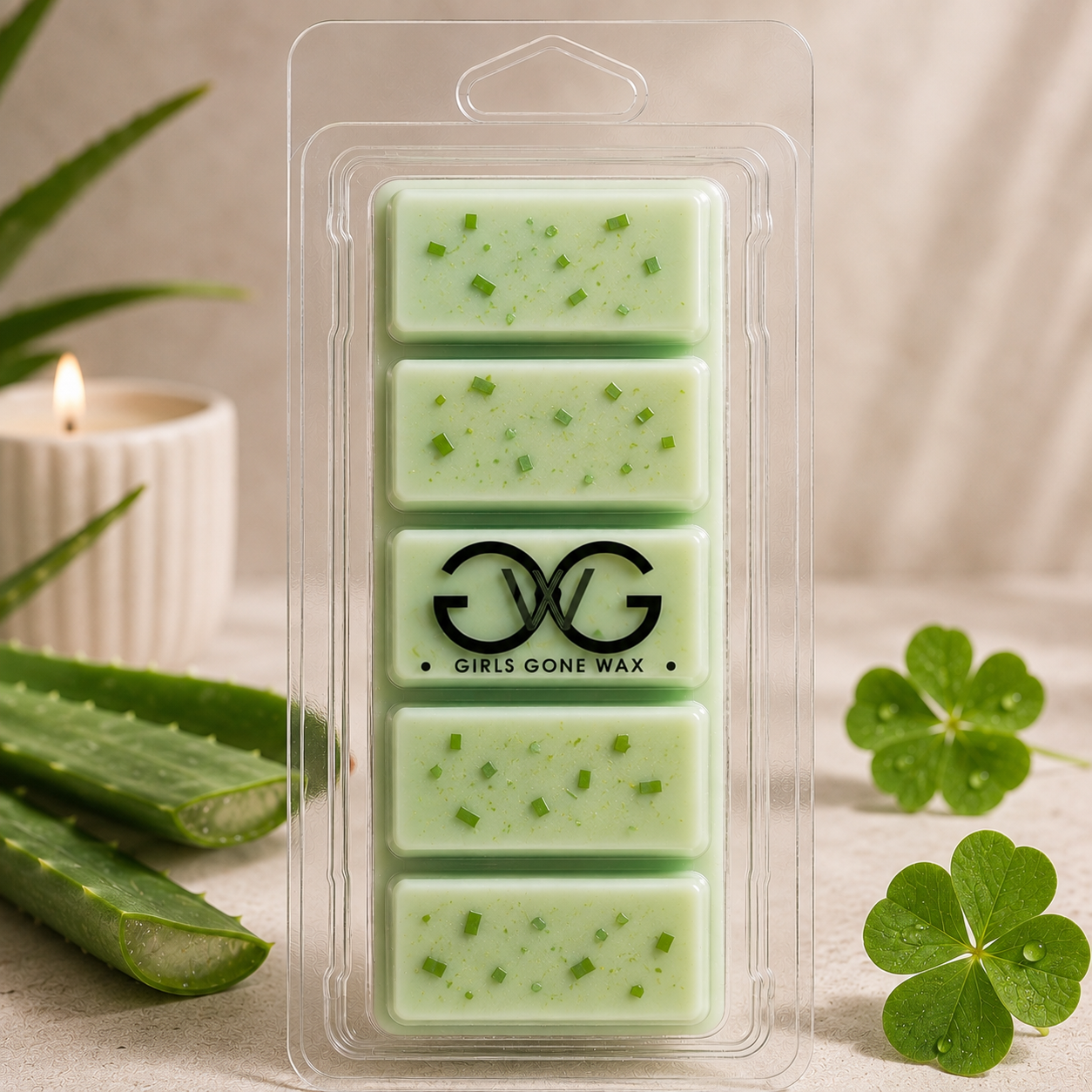 ‘Green Clover & Aloe’ Wax Melts