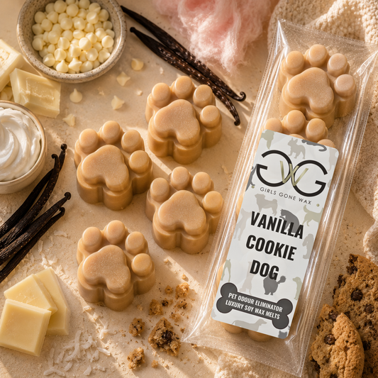 ‘Vanilla Cookie Dog’ Pet Odour Eliminator Wax Melts