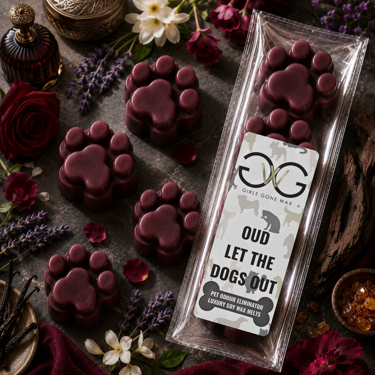 'Oud Let The Dogs Out' Pet Odour Eliminator Wax Melts