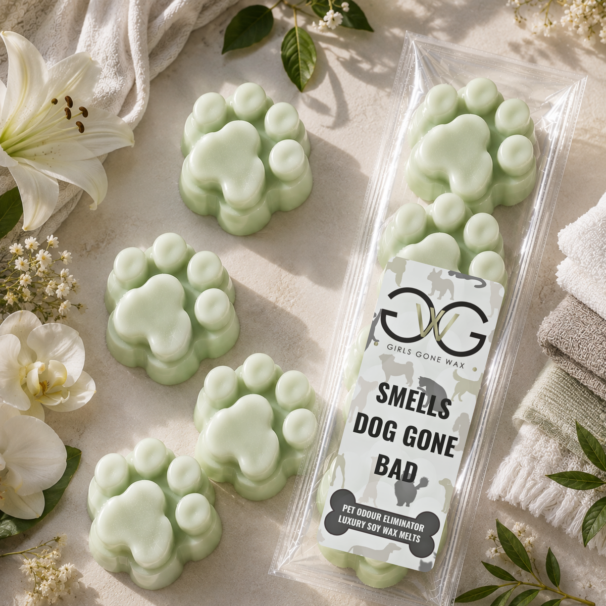 'Smells Dog Gone Bad' Pet Odour Eliminator Wax Melts