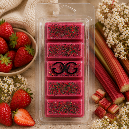 'Strawberry & Rhubarb' Wax Melts