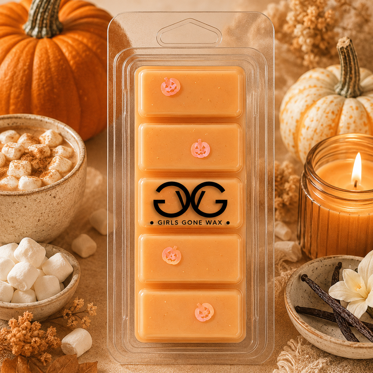 ‘Vanilla & Pumpkin Marshmallow' Wax Melts