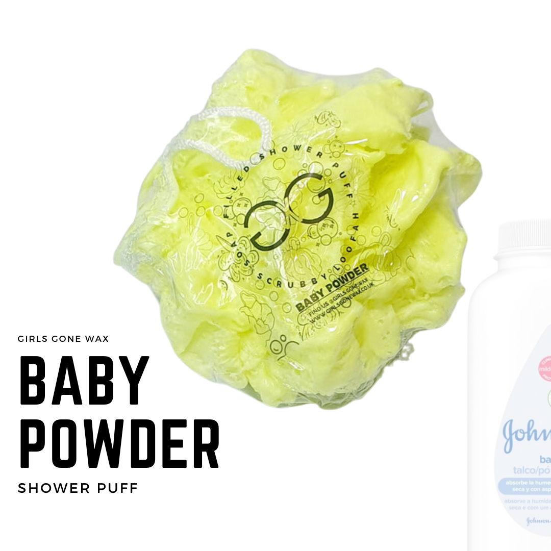 'Baby Powder' Shower Puff