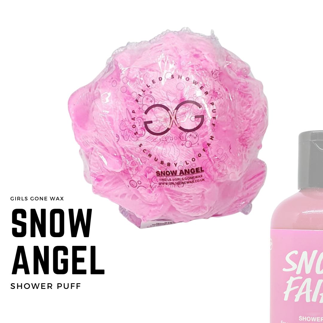 'Snow Angel' Shower Puff
