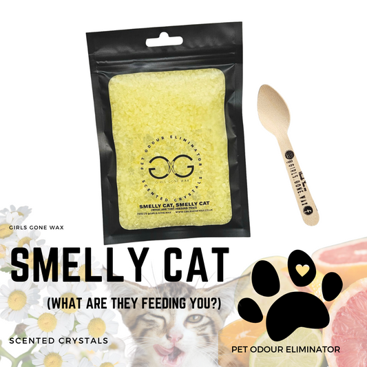 'Smelly Cat, Smelly Cat (What Are They Feeding You?)' Pet Odour Eliminator Scented Crystals