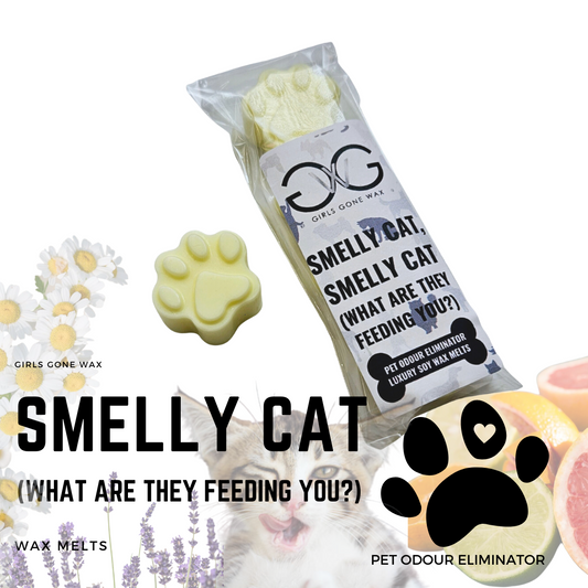 'Smelly Cat, Smelly Cat (What Are They Feeding You?)' Pet Odour Eliminator Wax Melts