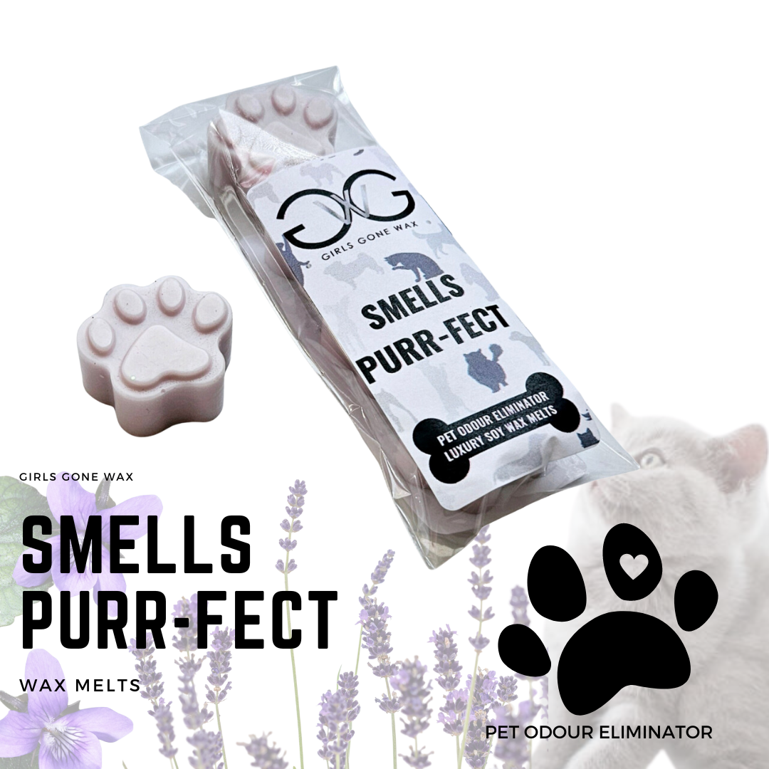 'Smells Purr-Fect' Pet Odour Eliminator Wax Melts