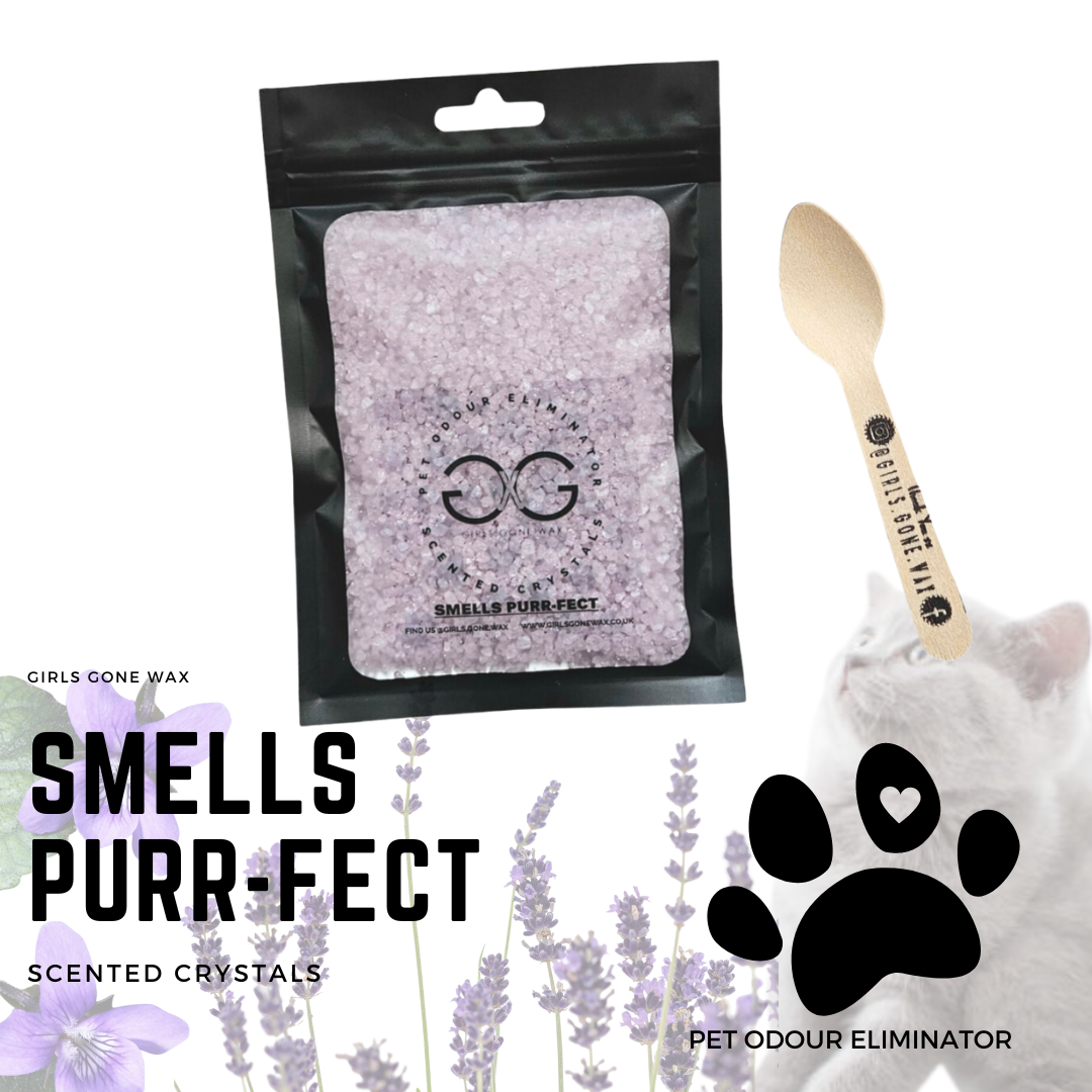 'Smells Purr-Fect' Pet Odour Eliminator Scented Crystals