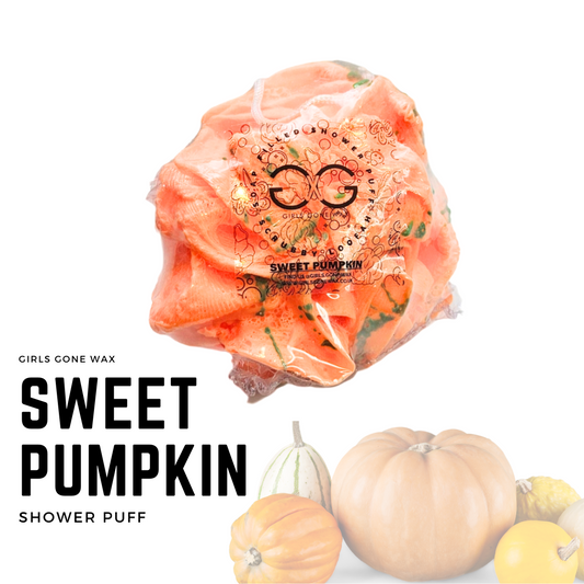 'Sweet Pumpkin' Shower Puff