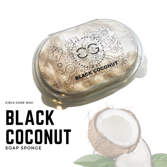 'Black Coconut' Soap Sponge